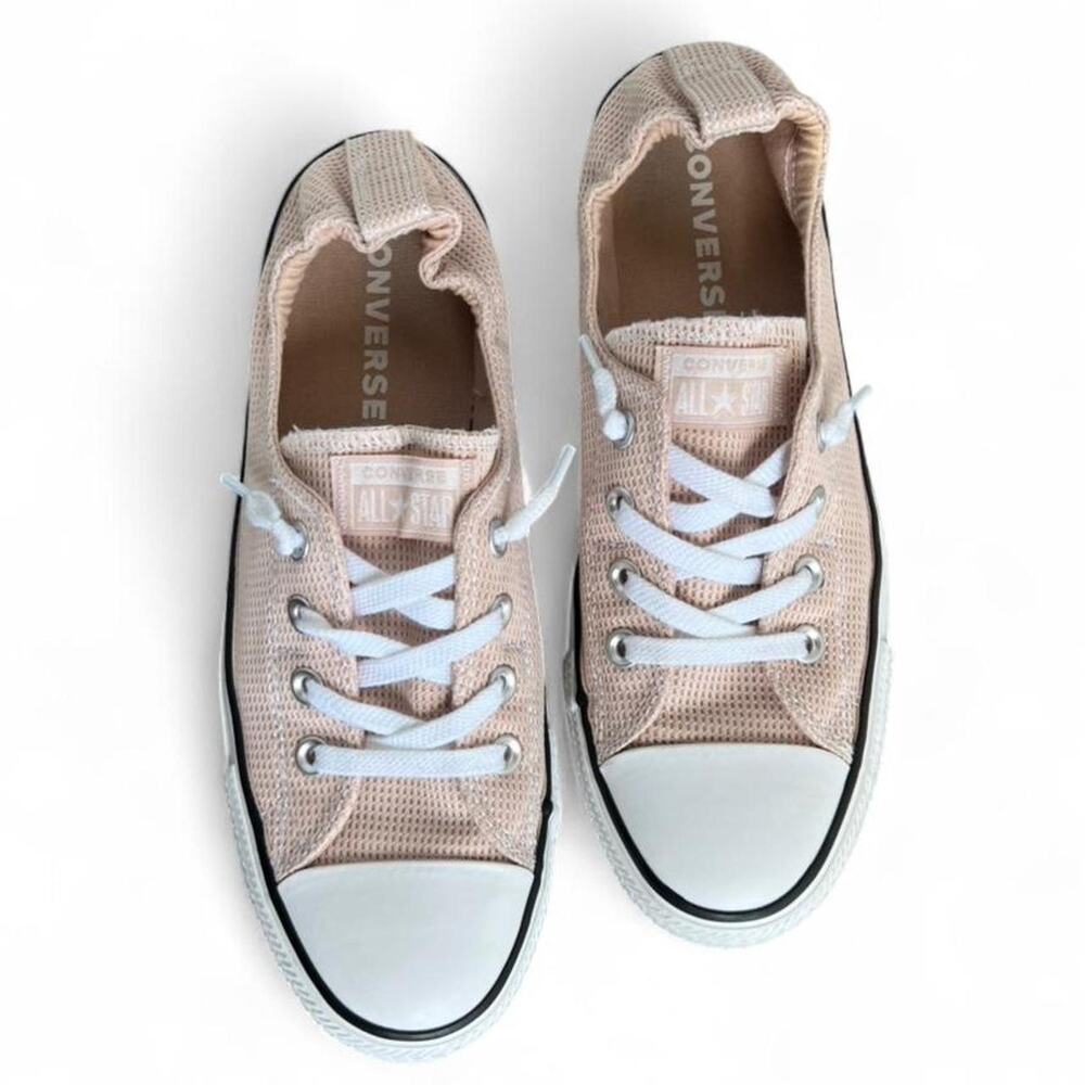Converse All Star Blush Pink Low Top Sneakers Mesh Slip On Casual Women’s 10 - Picture 4 of 5
